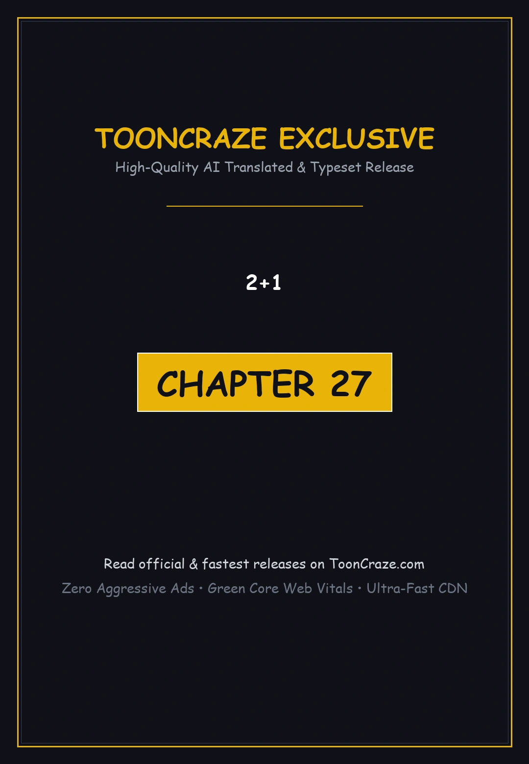 2 Plus 1 Chapter 27 - Page 1