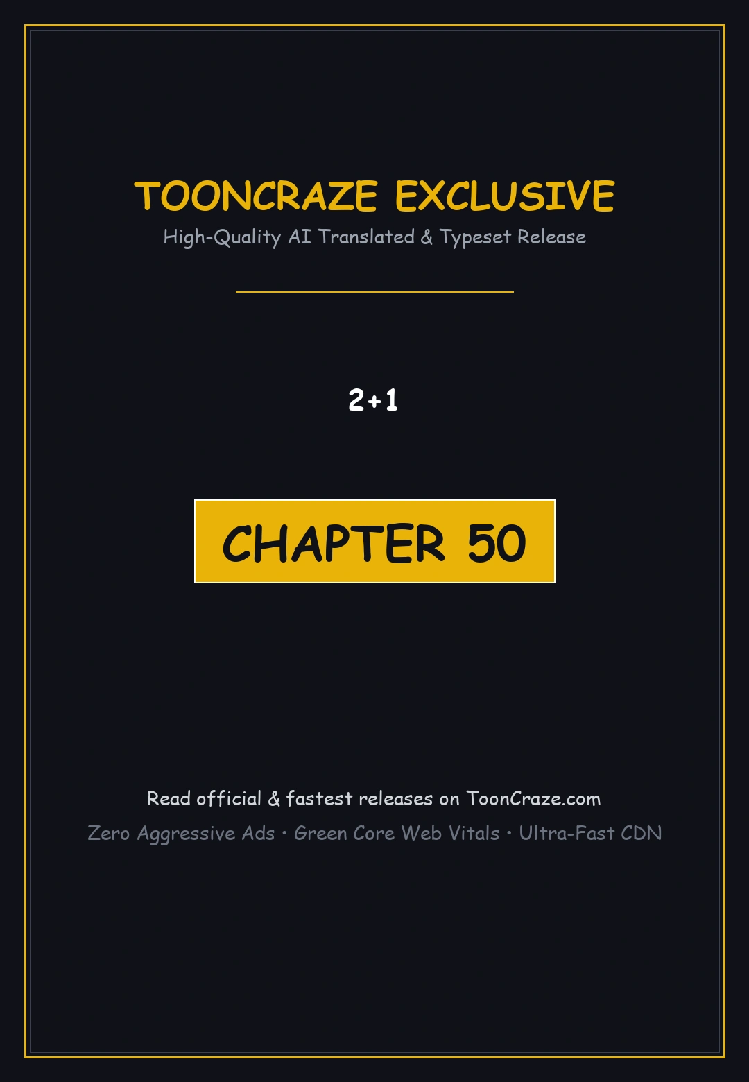 2 Plus 1 Chapter 50 - Page 1