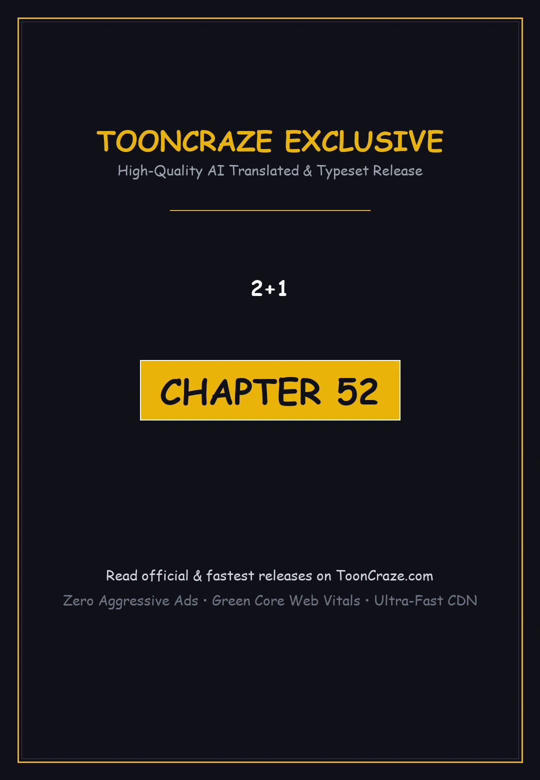 2 Plus 1 Chapter 52 - Page 1