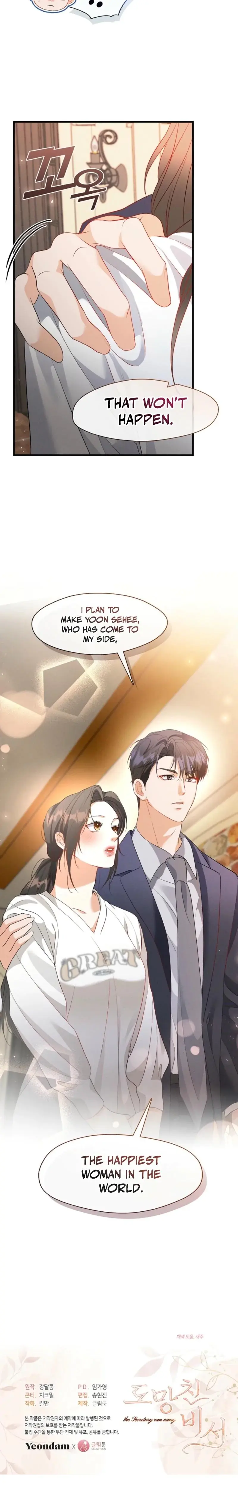 The Runaway Secretary Chapter 50 - Page 21
