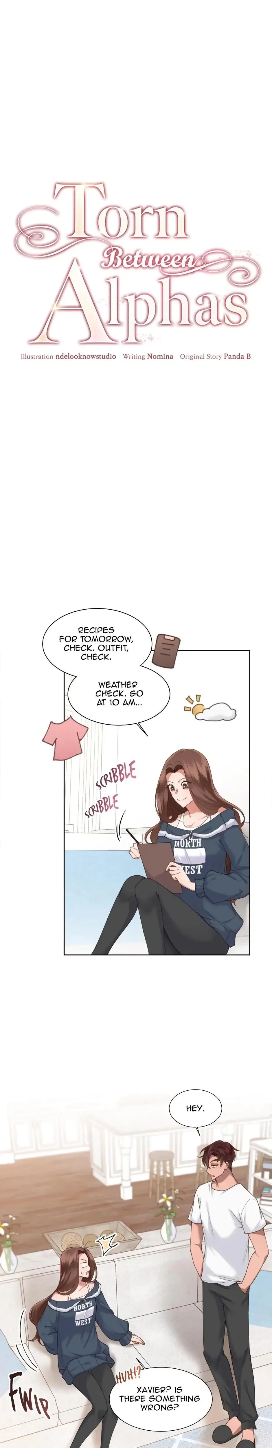 Torn Between Alphas Chapter 7 - Page 1