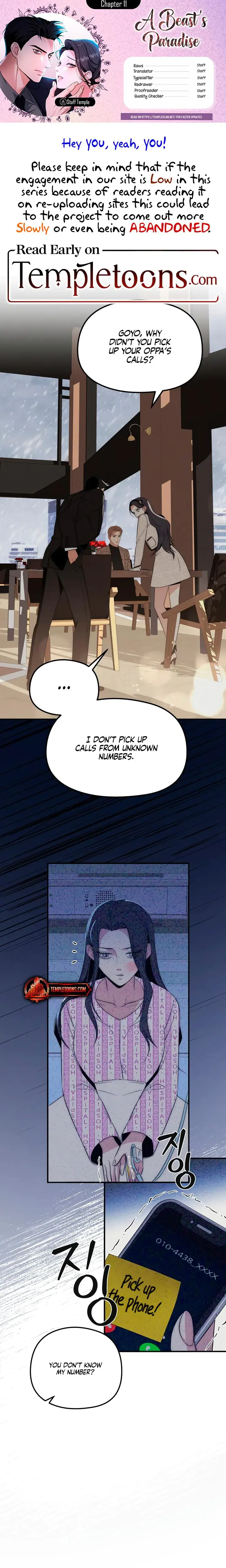 A Beasts Paradise Chapter 11 - Page 1