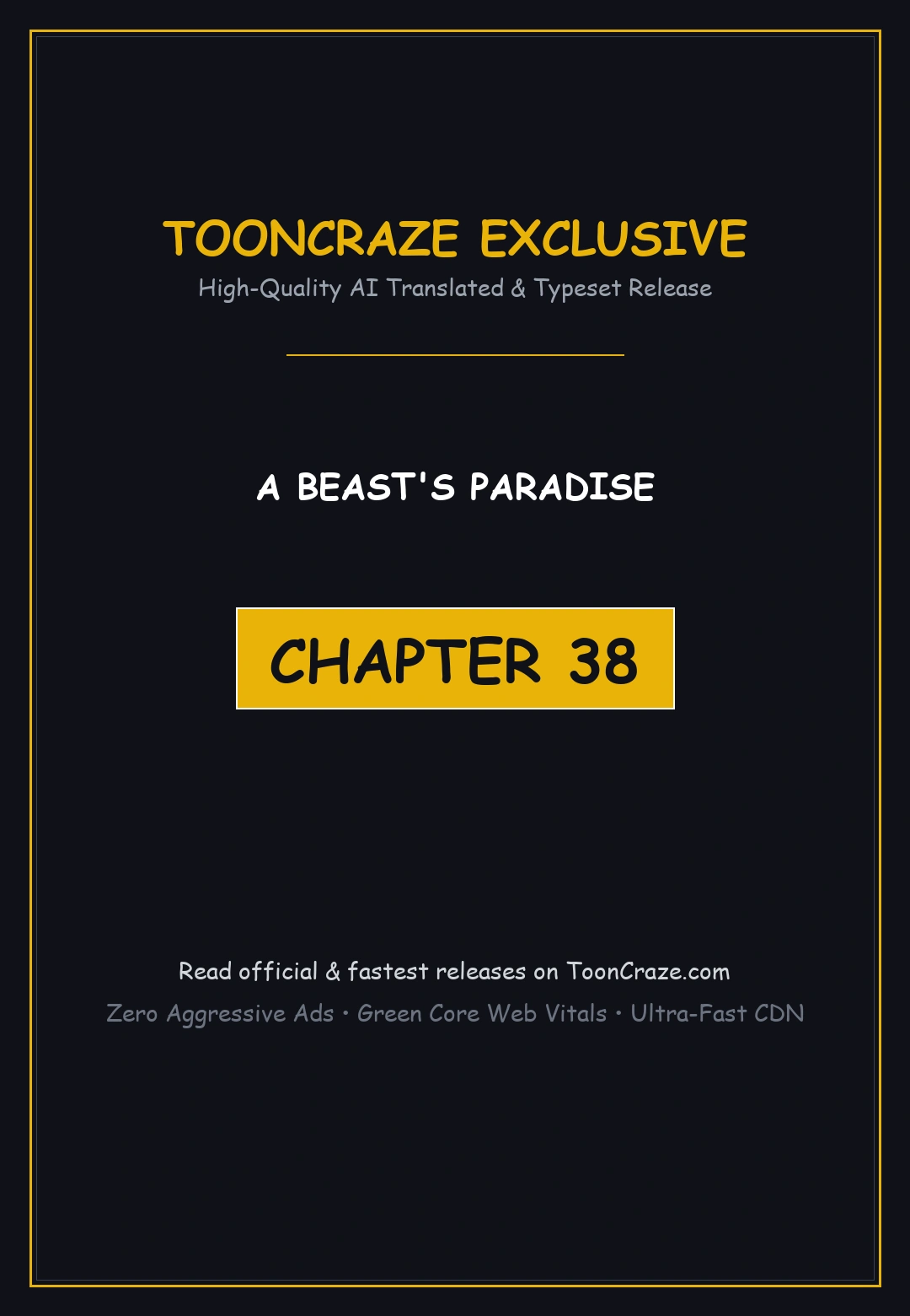 A Beasts Paradise Chapter 38 - Page 1
