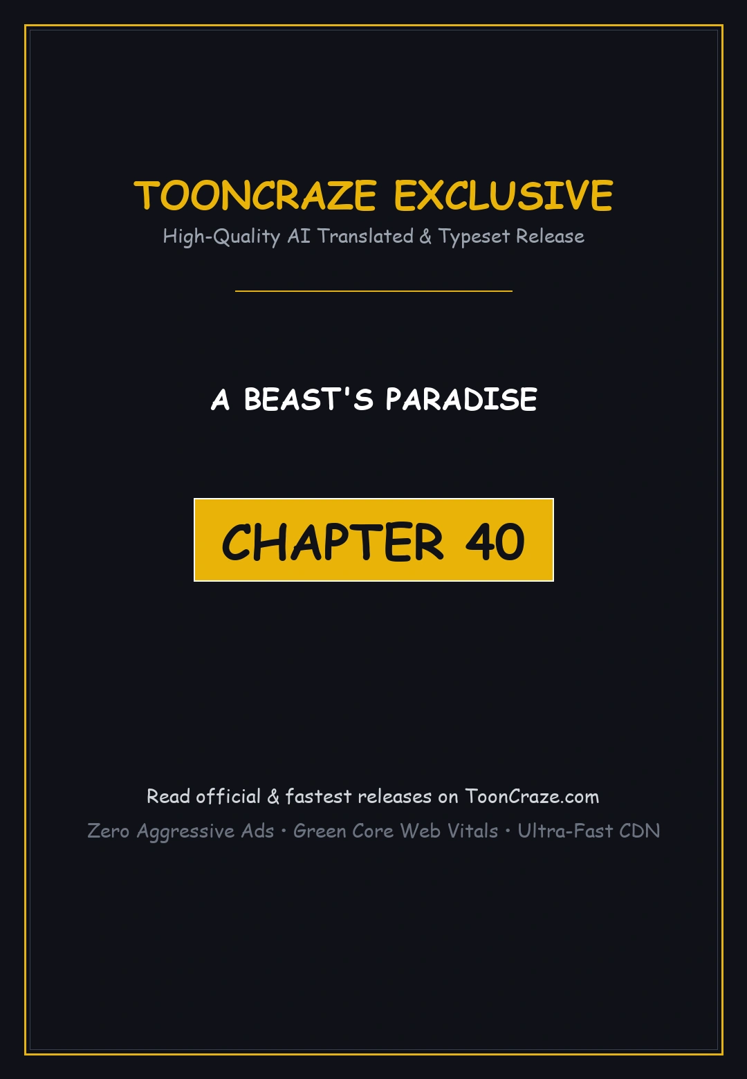 A Beasts Paradise Chapter 40 - Page 1