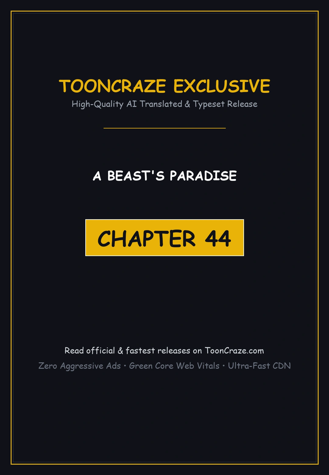 A Beasts Paradise Chapter 44 - Page 1