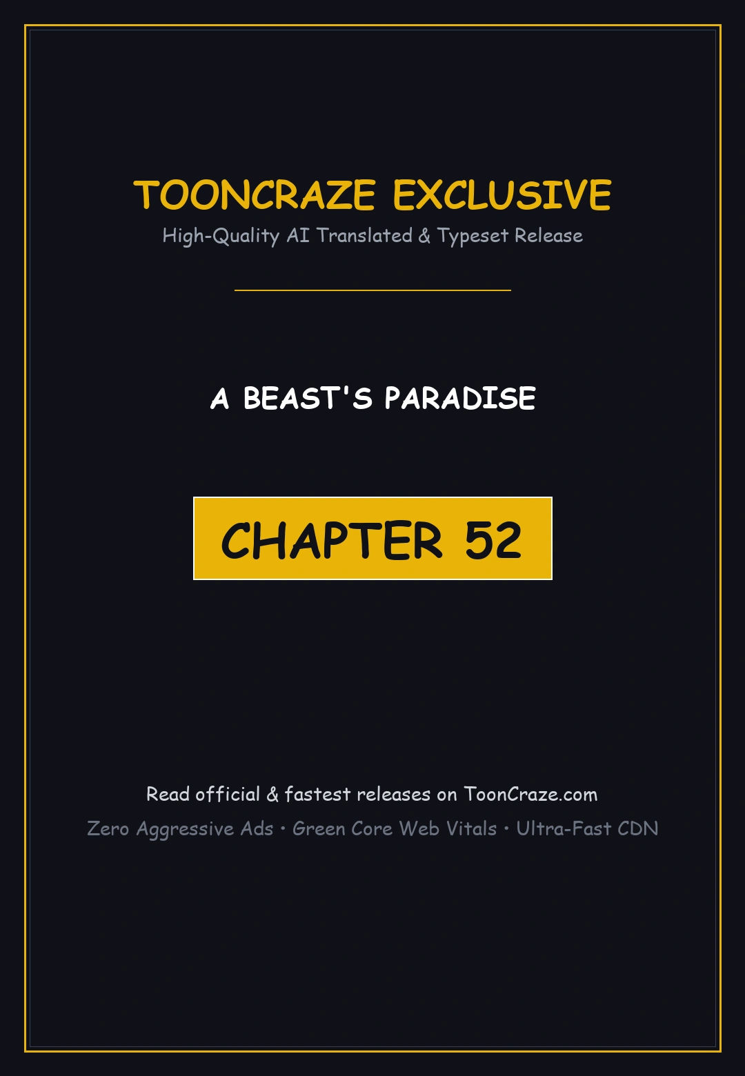 A Beasts Paradise Chapter 52 - Page 1