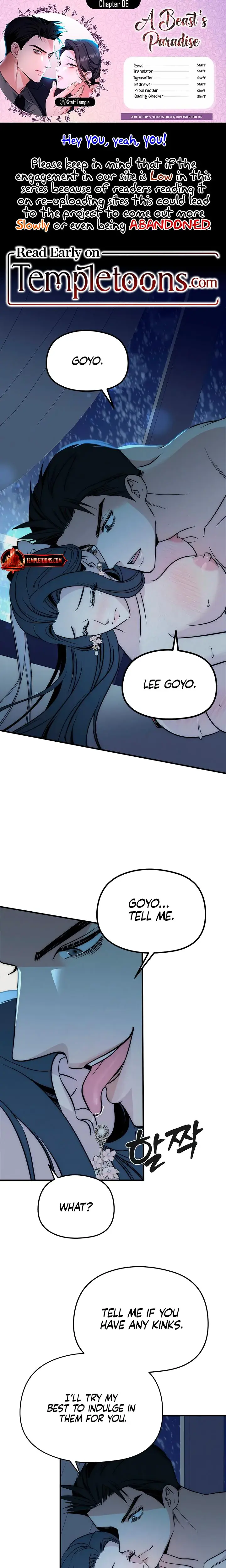 A Beasts Paradise Chapter 6 - Page 1