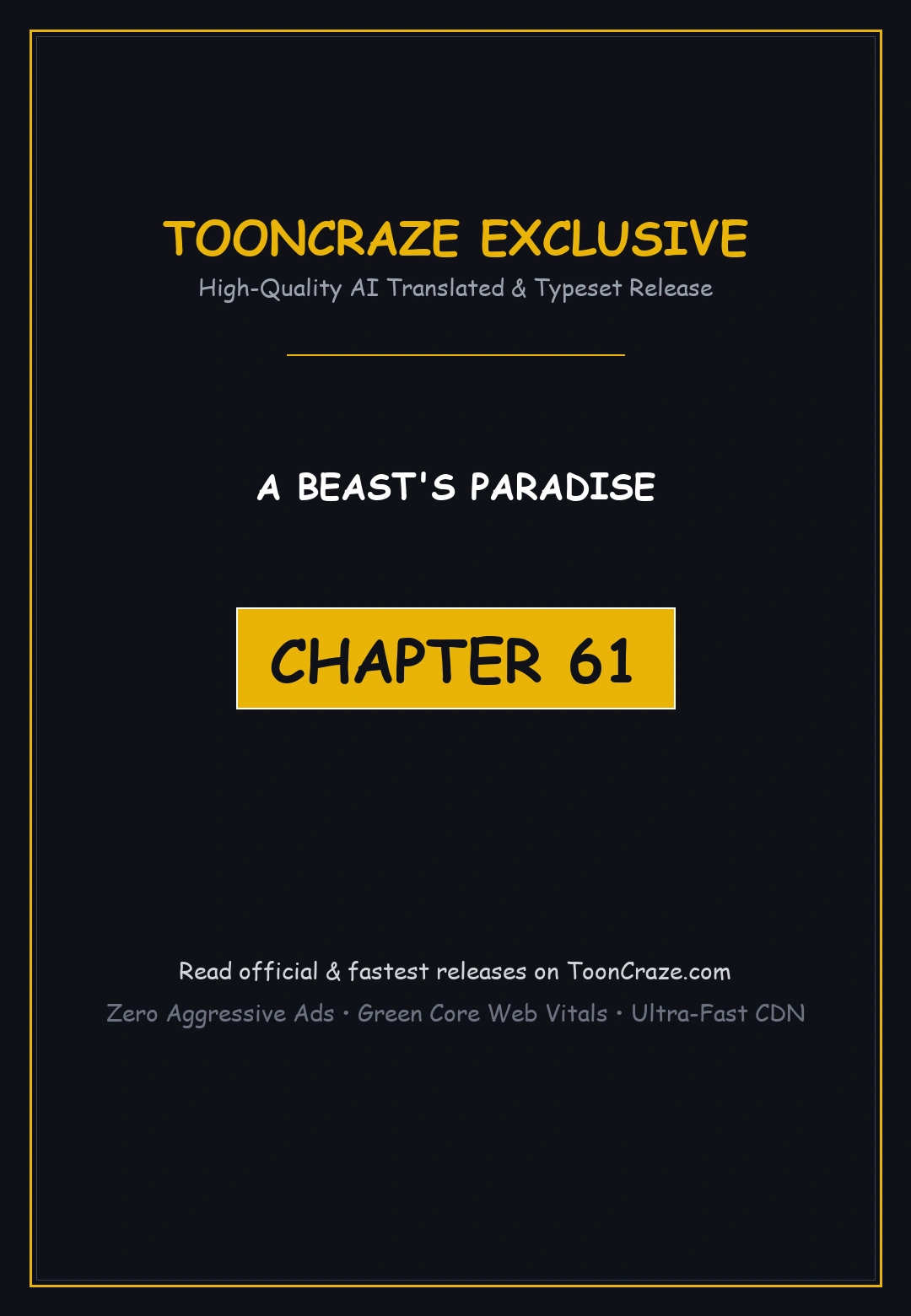 A Beasts Paradise Chapter 61 - Page 1