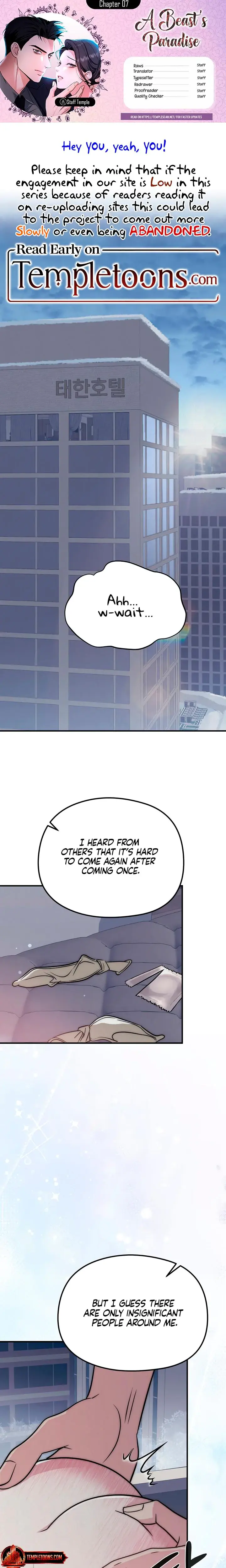 A Beasts Paradise Chapter 7 - Page 1
