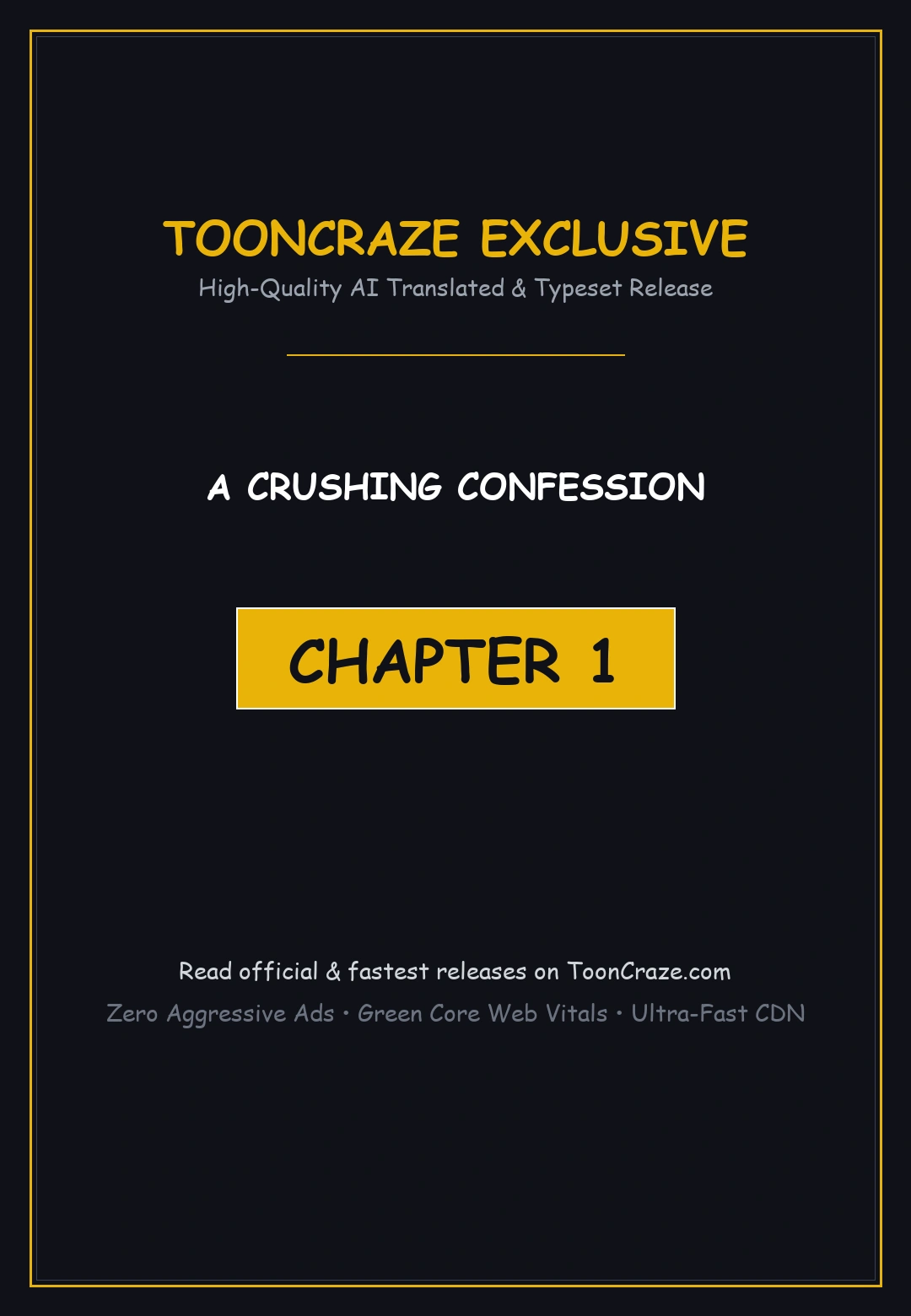 A Crushing Confession Chapter 1 - Page 1