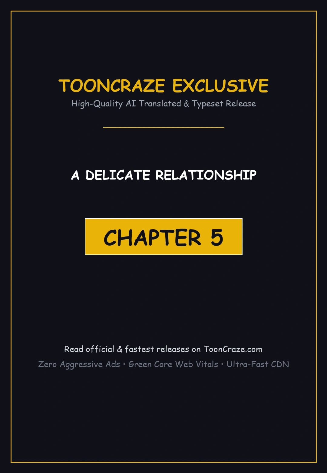 A Delicate Relationship Chapter 5 - Page 1