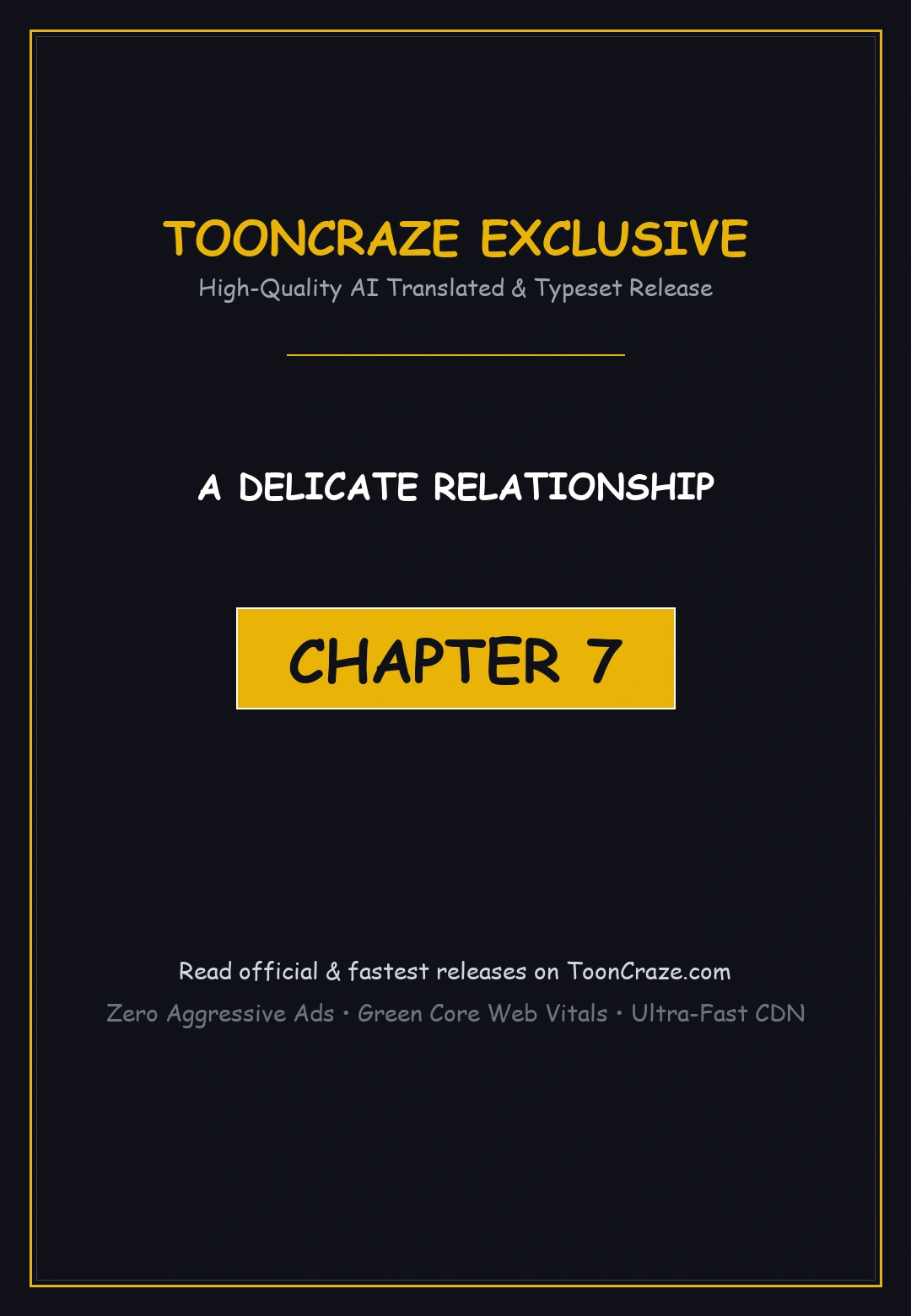 A Delicate Relationship Chapter 7 - Page 1
