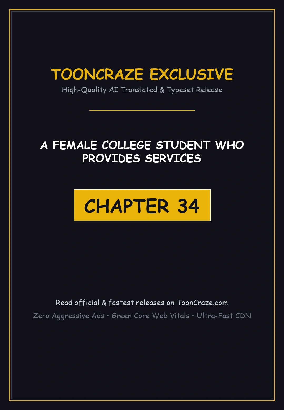 A Female College Student Who Provides Services Chapter 34 - Page 1