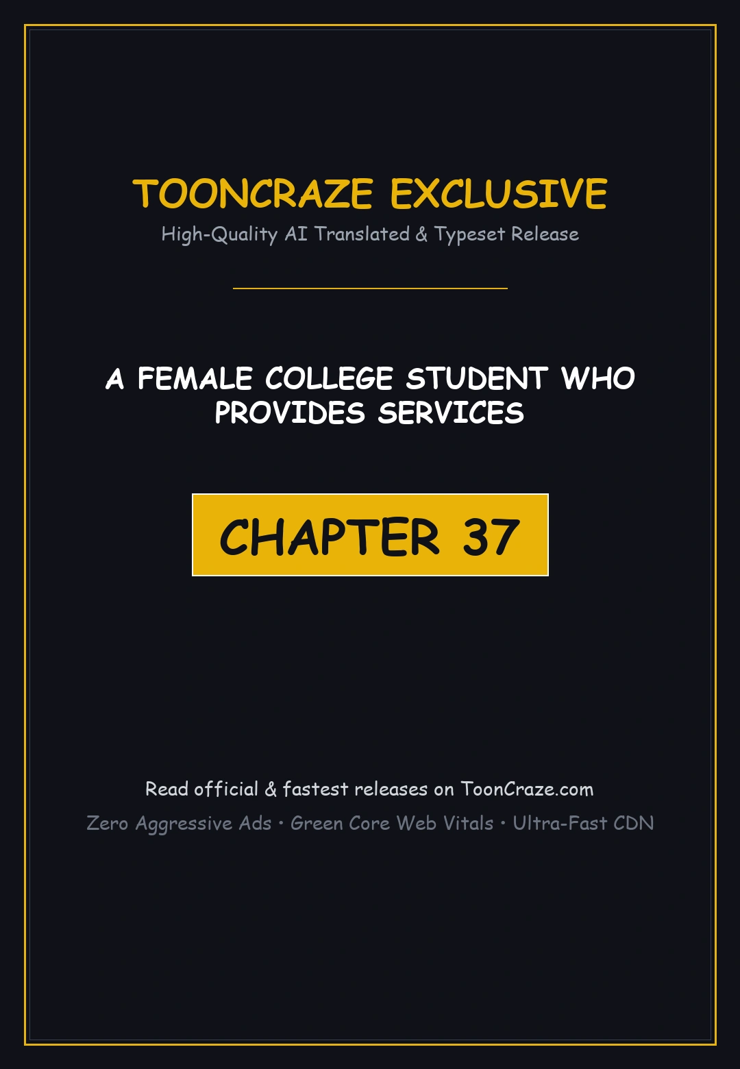 A Female College Student Who Provides Services Chapter 37 - Page 1