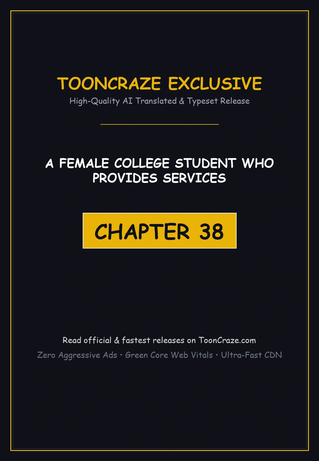 A Female College Student Who Provides Services Chapter 38 - Page 1