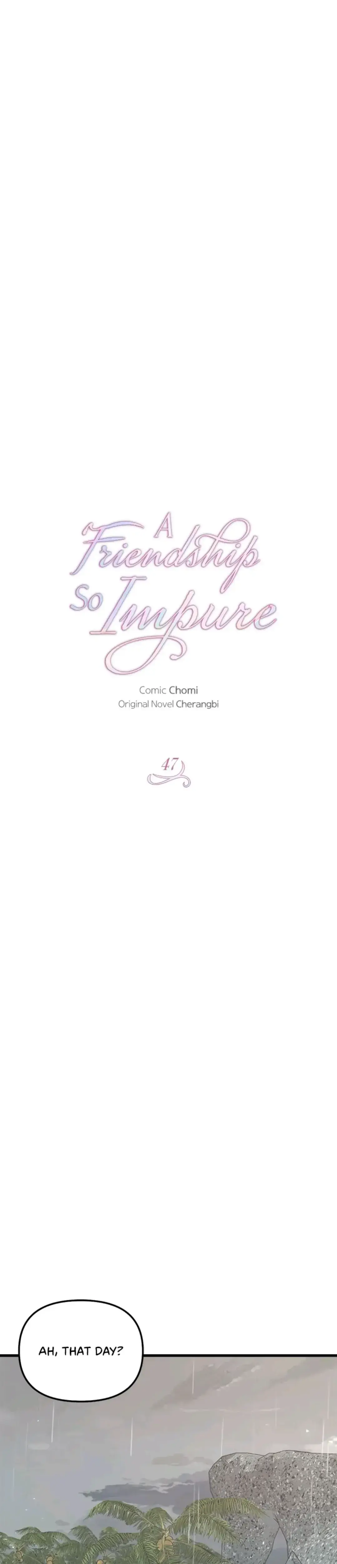 A Friendship So Impure Chapter 47 - Page 5
