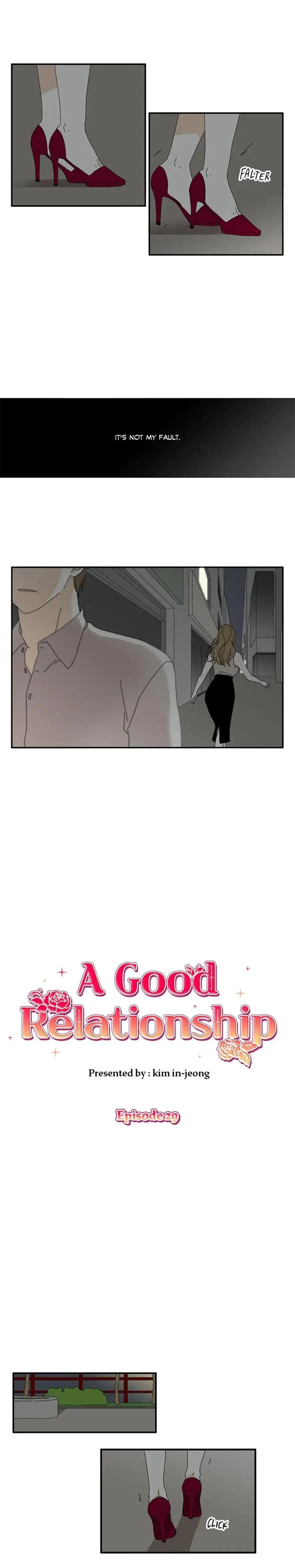 A Good Relationship Chapter 29 - Page 1