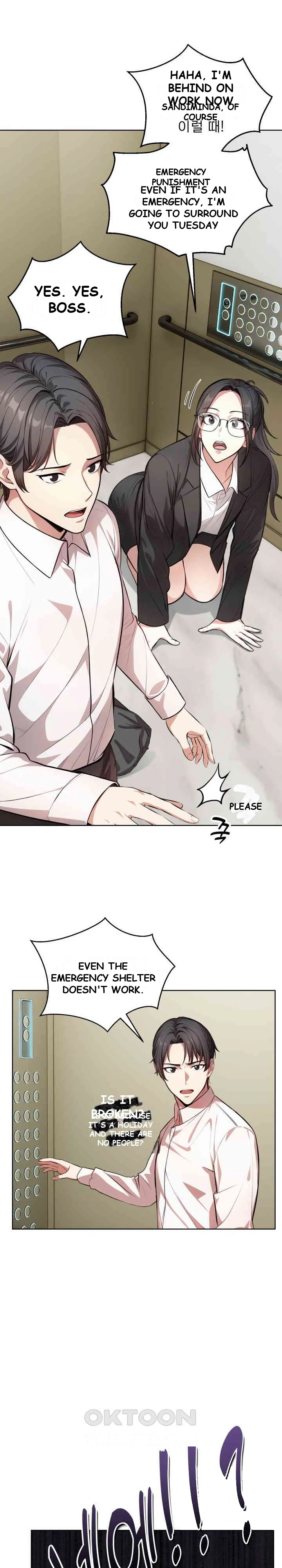 A Guy And A Girl Stuck In An Elevator Chapter 1 - Page 23