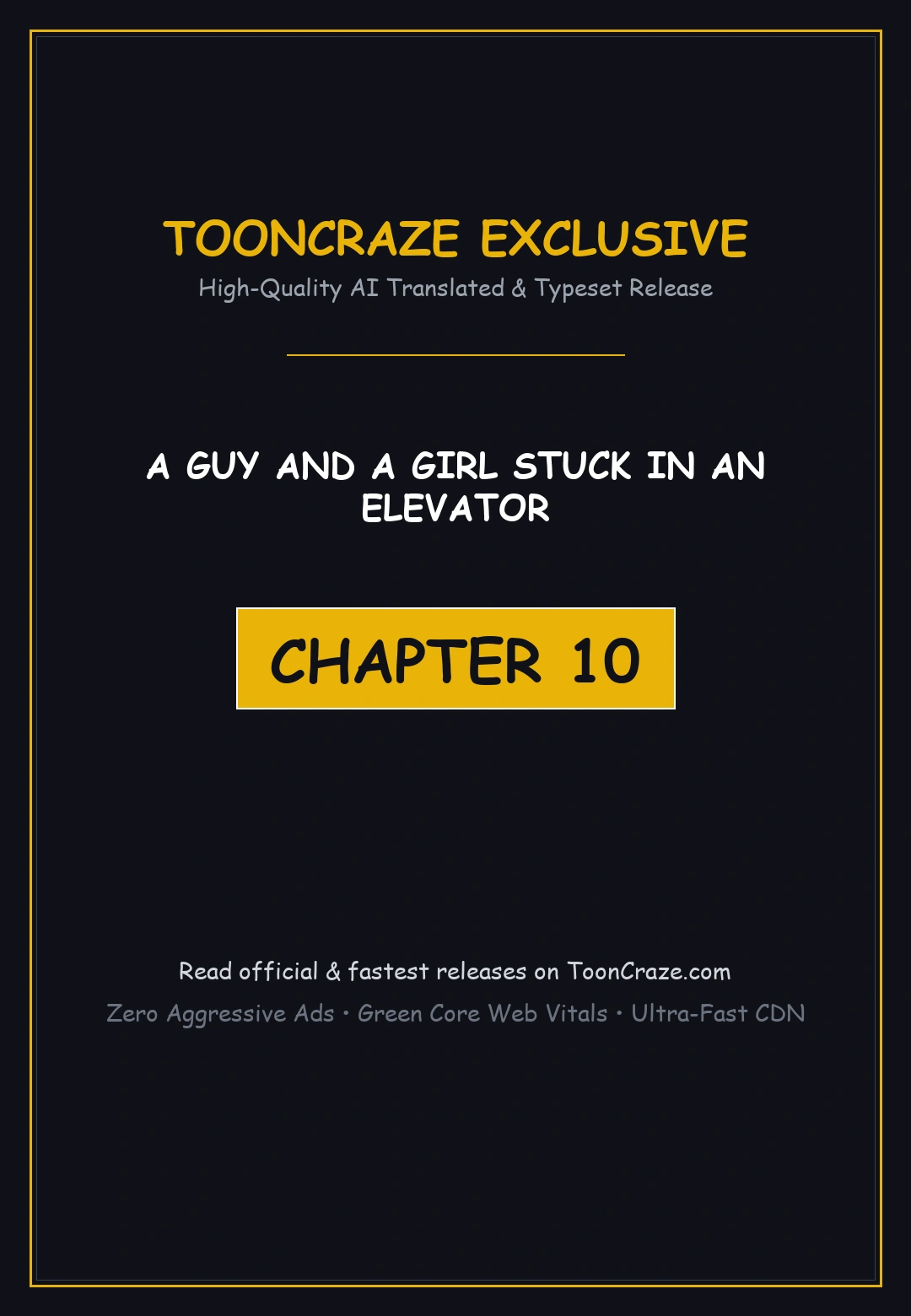 A Guy And A Girl Stuck In An Elevator Chapter 10 - Page 1