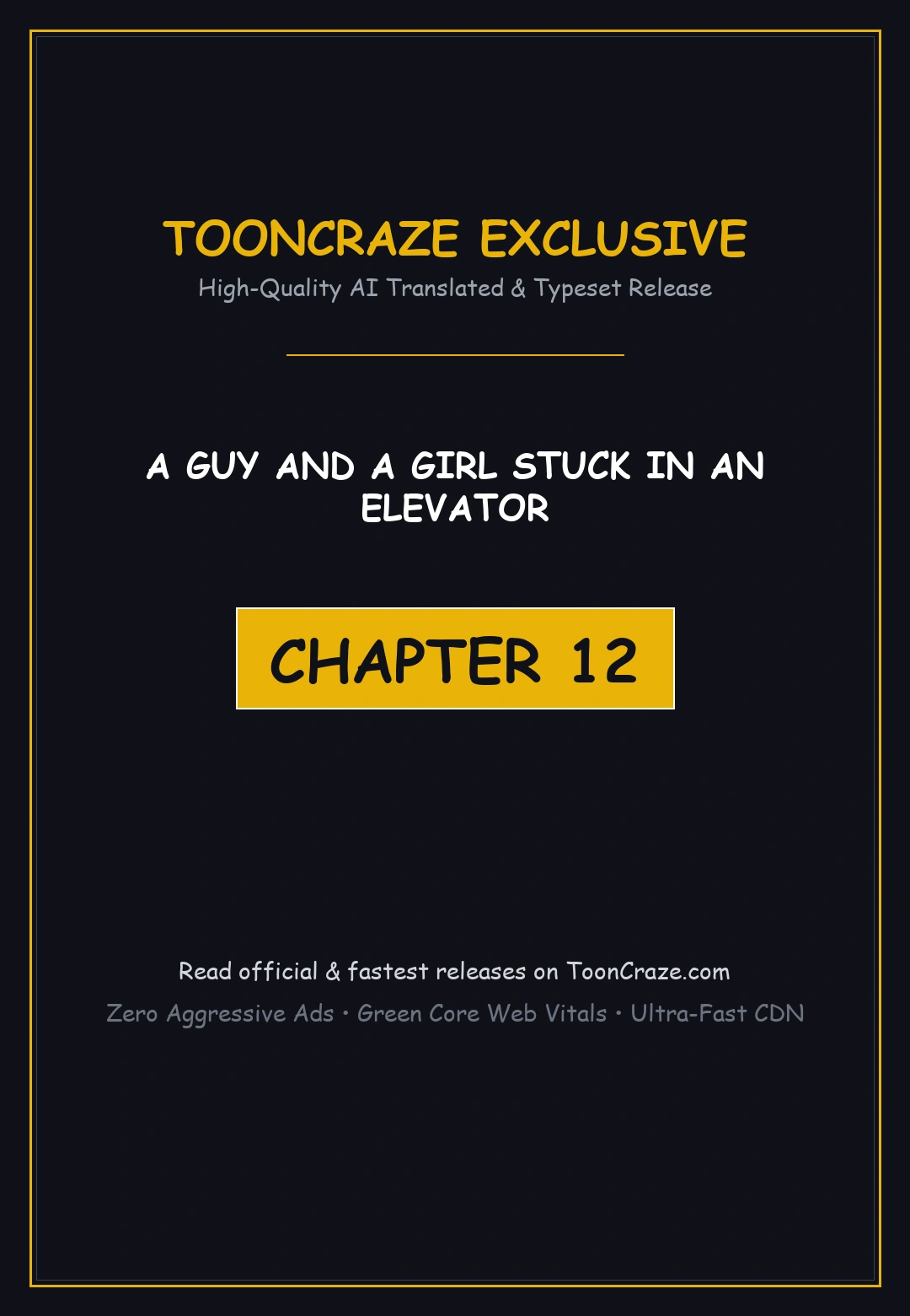A Guy And A Girl Stuck In An Elevator Chapter 12 - Page 1