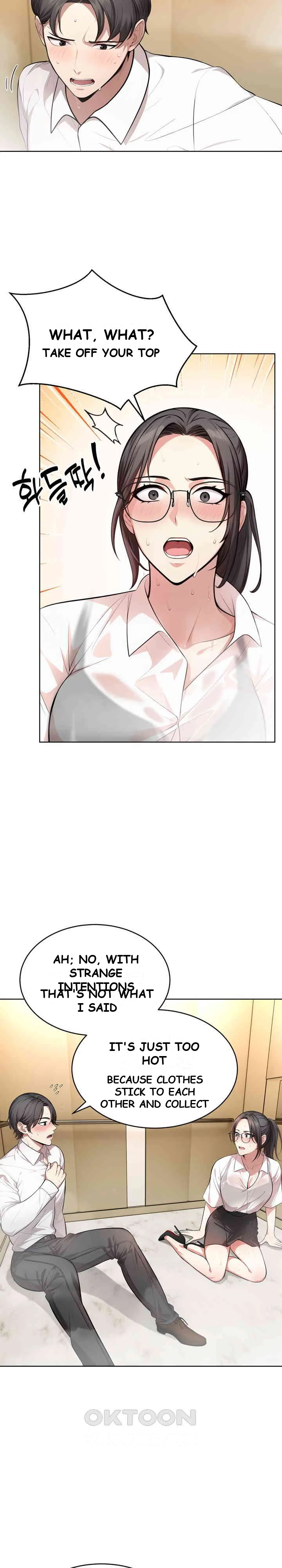 A Guy And A Girl Stuck In An Elevator Chapter 3 - Page 10