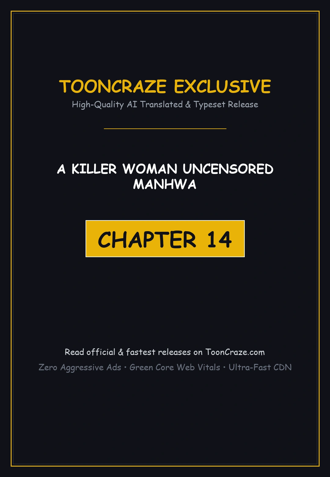A Killer Woman Uncensored Manhwa Chapter 14 - Page 1