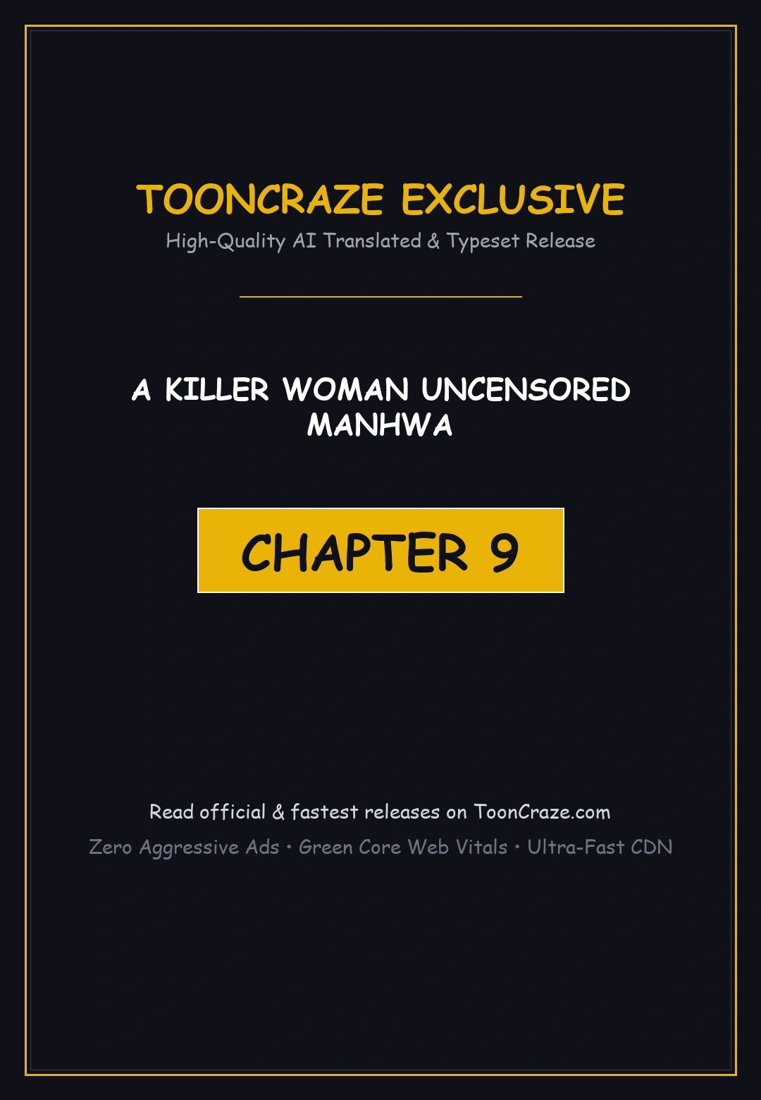 A Killer Woman Uncensored Manhwa Chapter 9 - Page 1