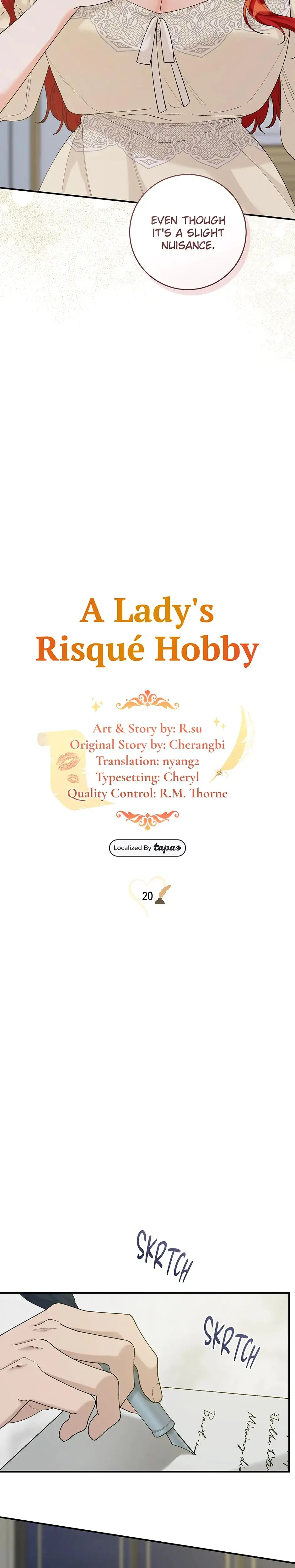 A Ladys Risque Hobby Chapter 20 - Page 11