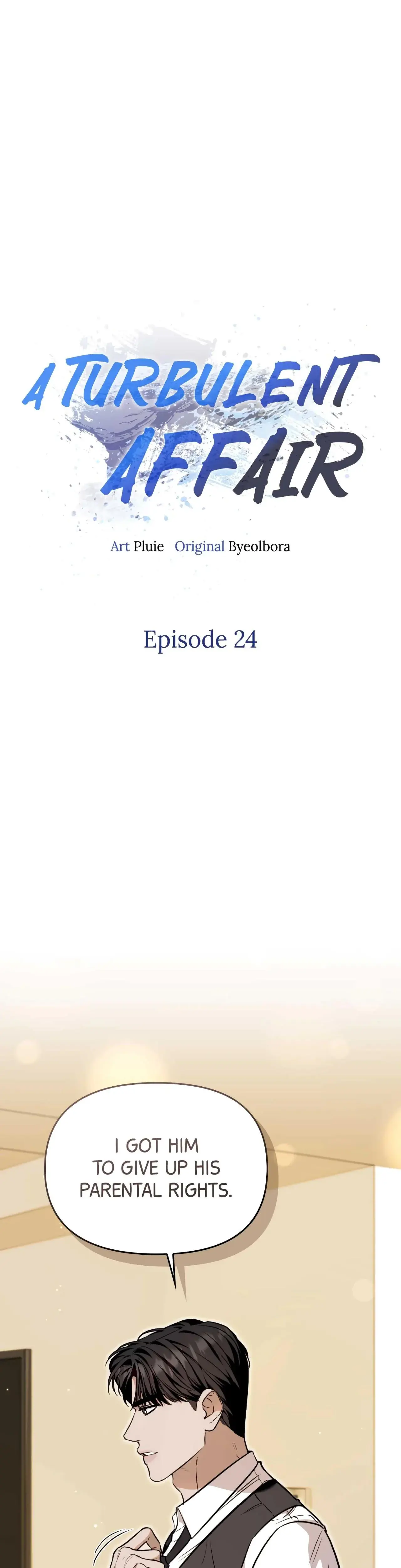 A Turbulent Affair Chapter 24 - Page 1