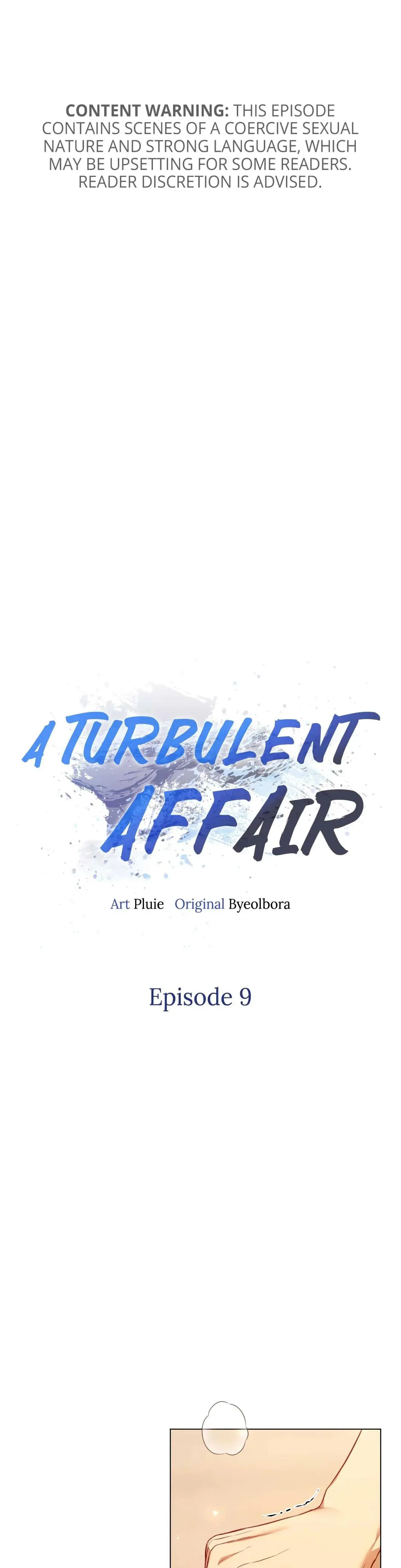 A Turbulent Affair Chapter 9 - Page 1