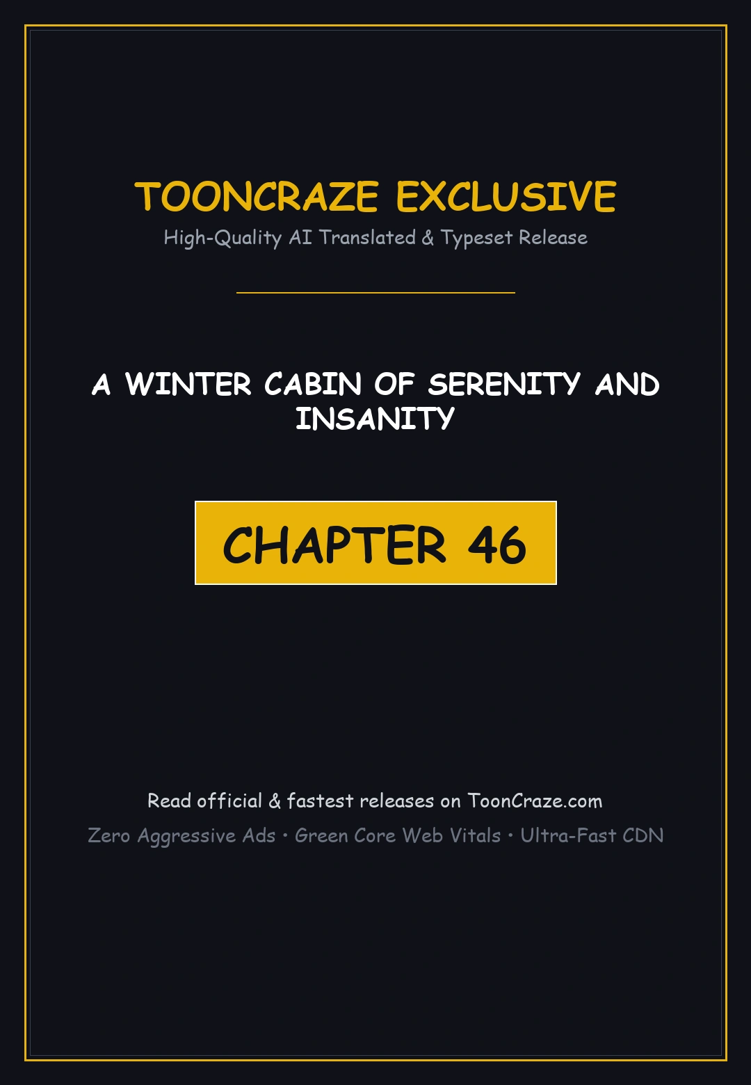 A Winter Cabin Of Serenity And Insanity Chapter 46 - Page 1