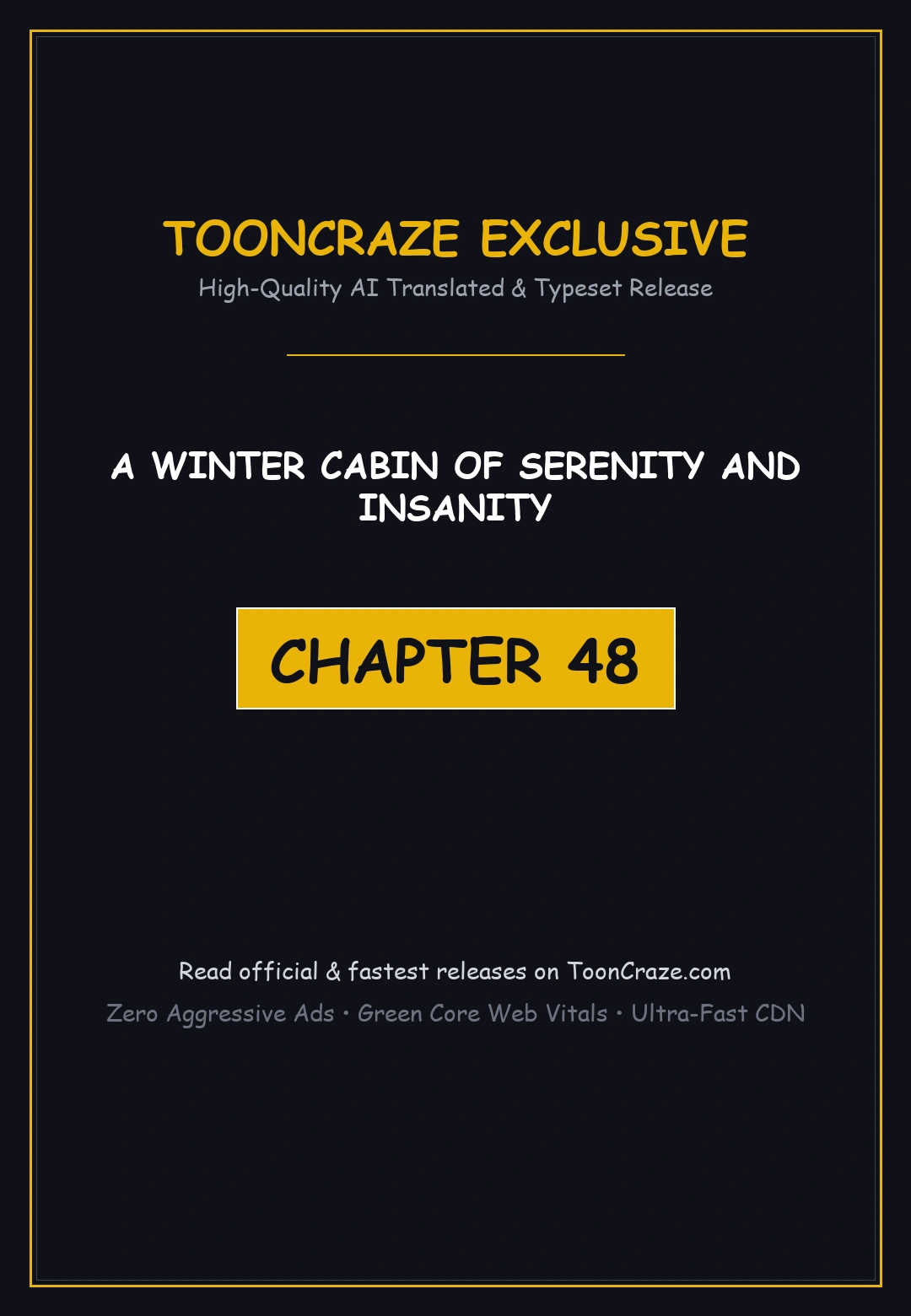 A Winter Cabin Of Serenity And Insanity Chapter 48 - Page 1