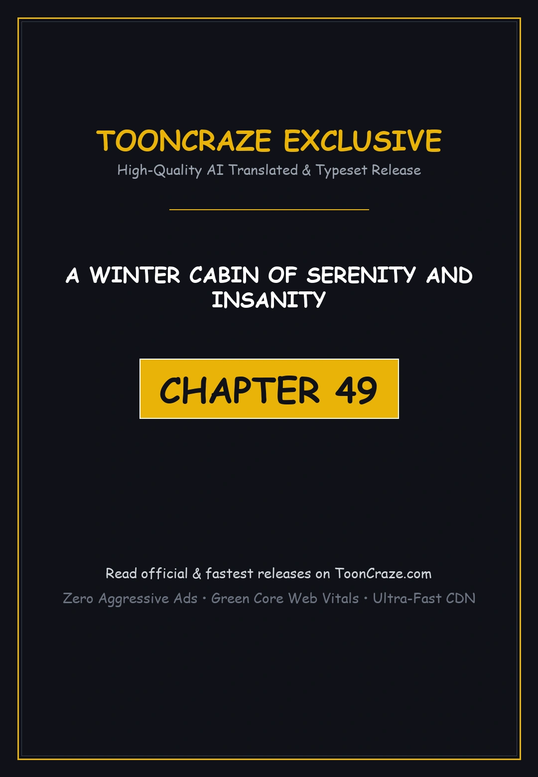 A Winter Cabin Of Serenity And Insanity Chapter 49 - Page 1