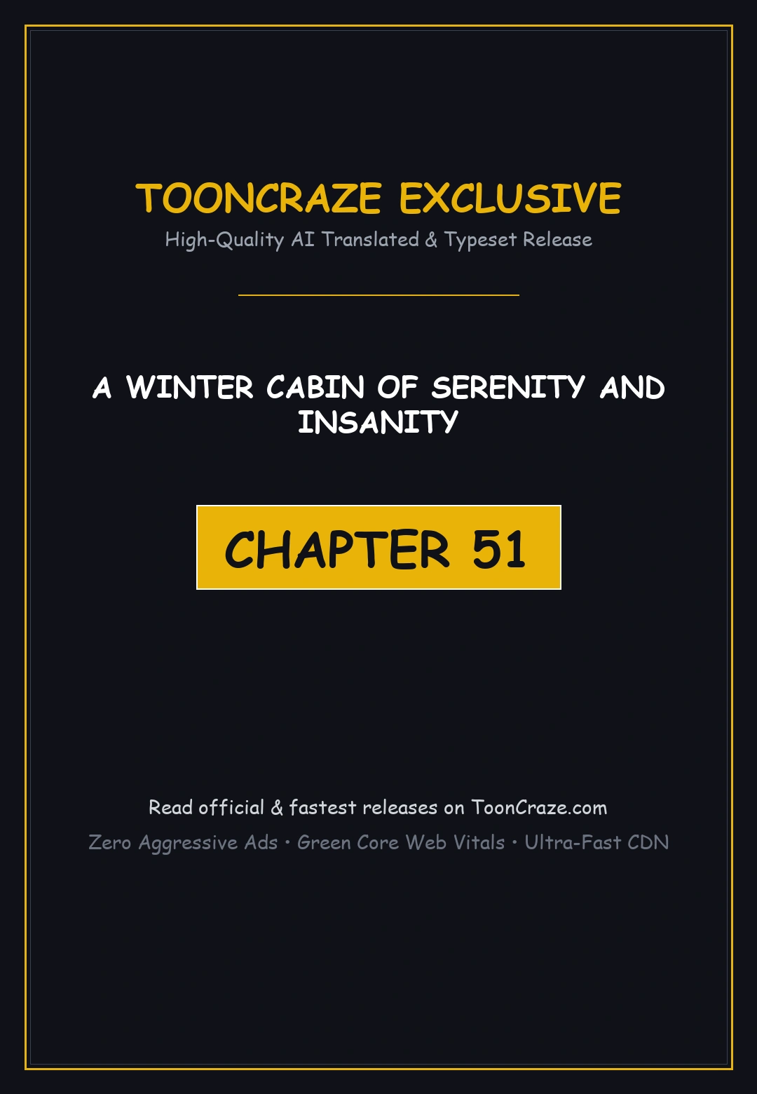 A Winter Cabin Of Serenity And Insanity Chapter 51 - Page 1