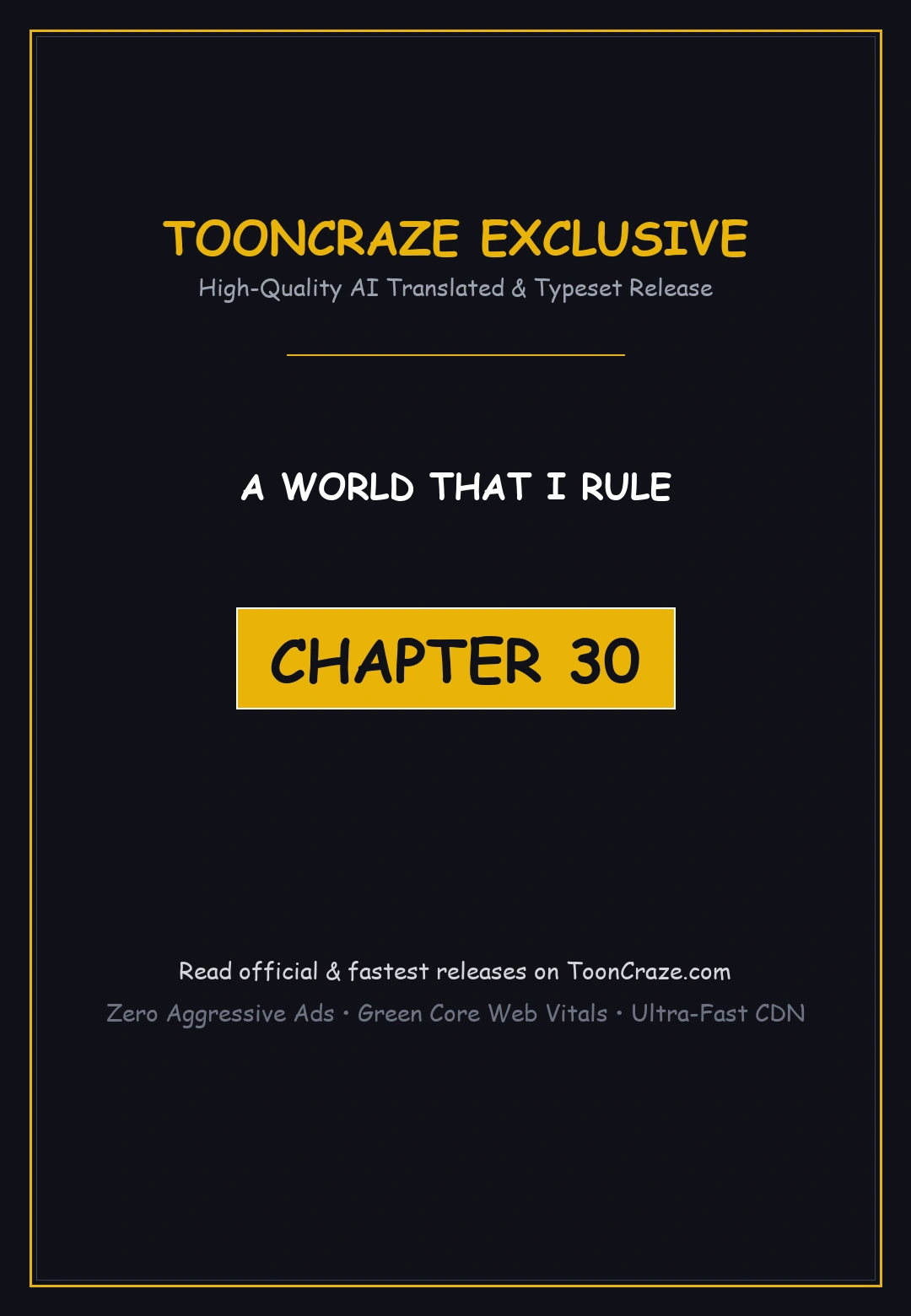A World That I Rule Chapter 30 - Page 1