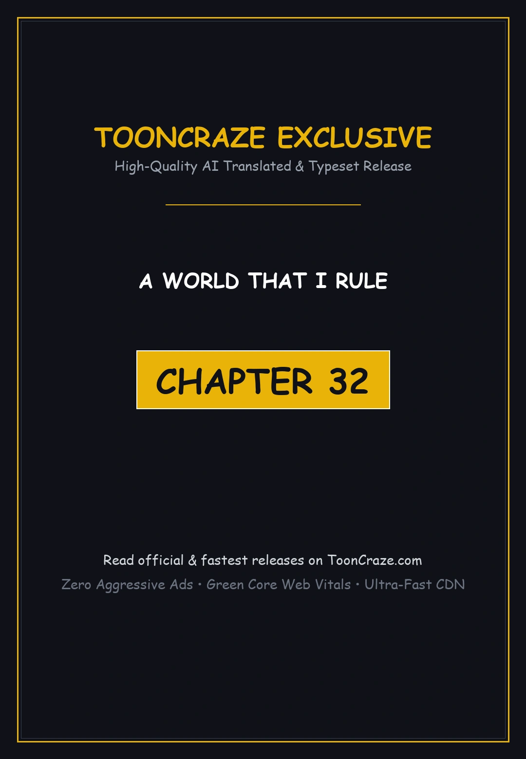 A World That I Rule Chapter 32 - Page 1