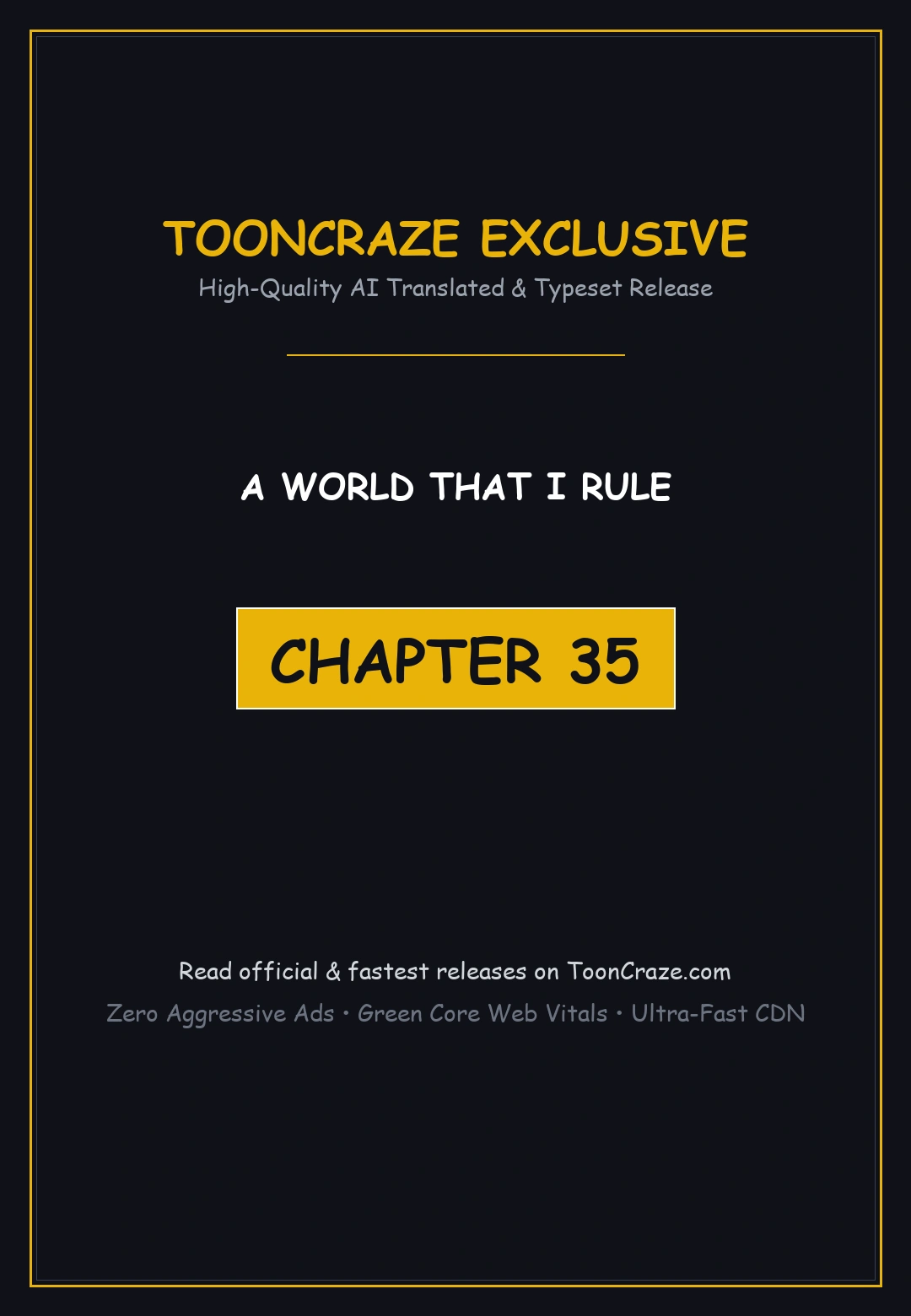 A World That I Rule Chapter 35 - Page 1