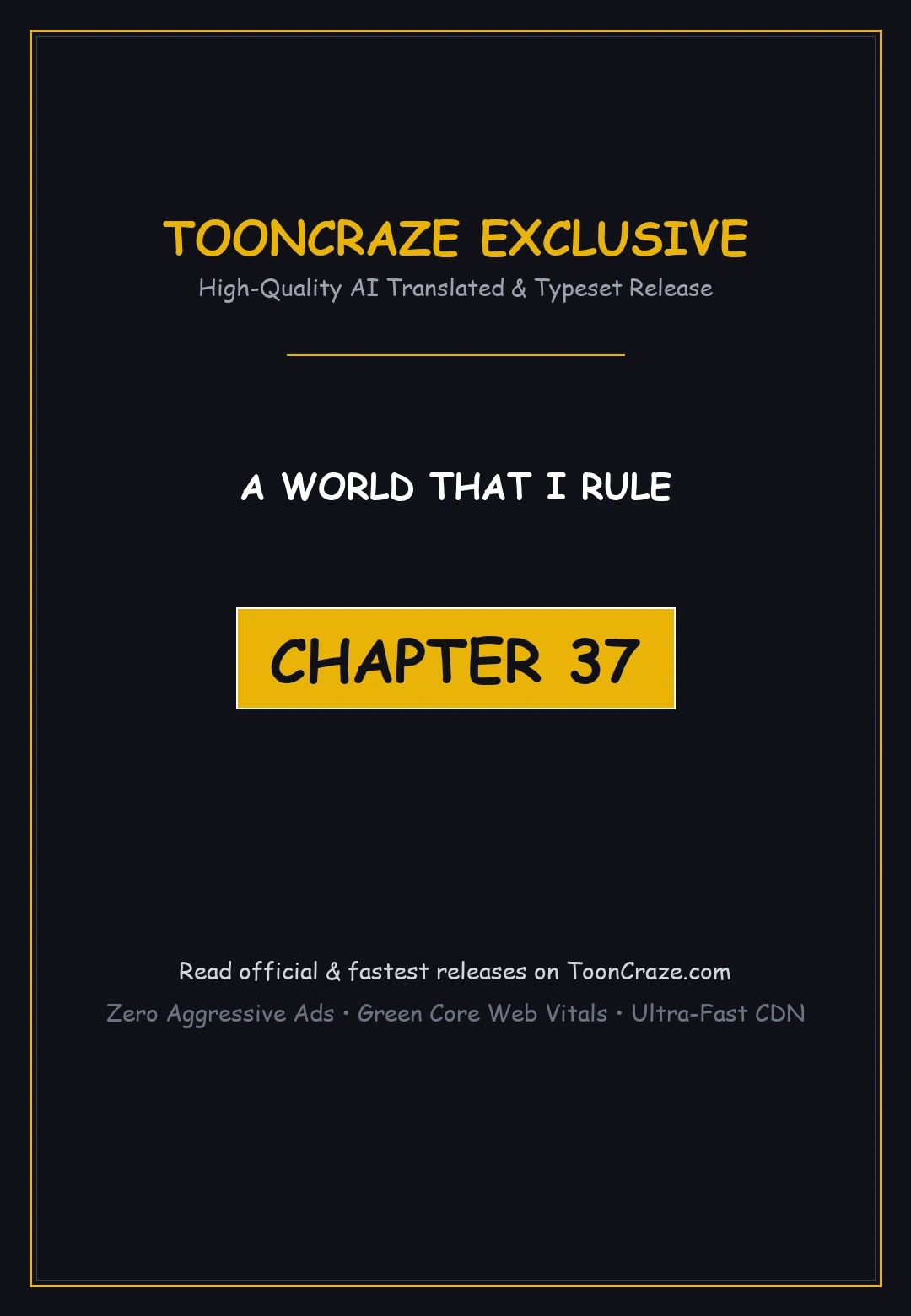 A World That I Rule Chapter 37 - Page 1