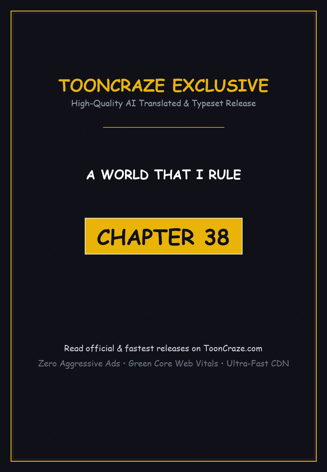 A World That I Rule Chapter 38 - Page 1