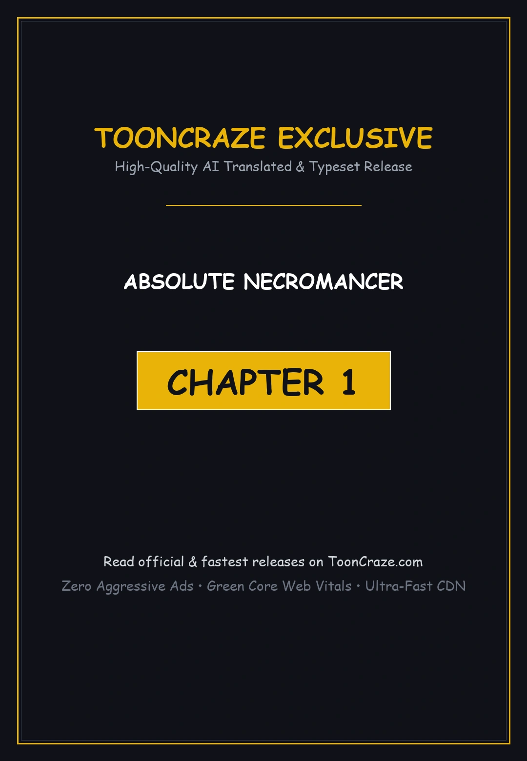 Absolute Necromancer Chapter 1 - Page 1