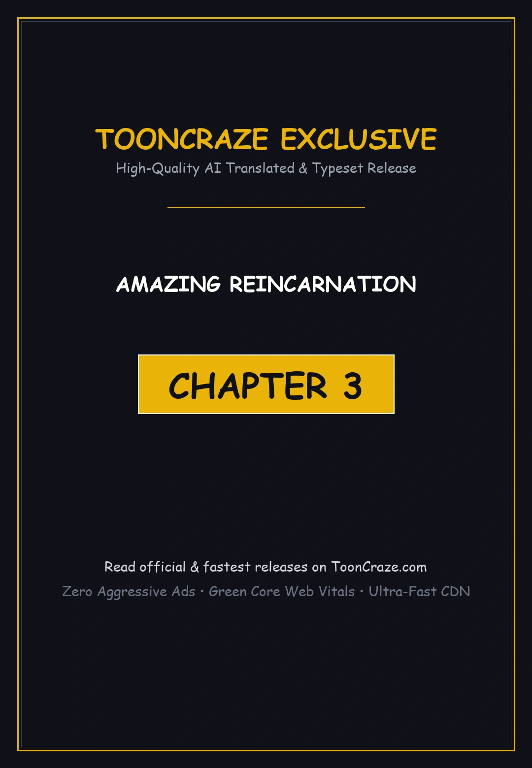 Amazing Reincarnation Chapter 3 - Page 1