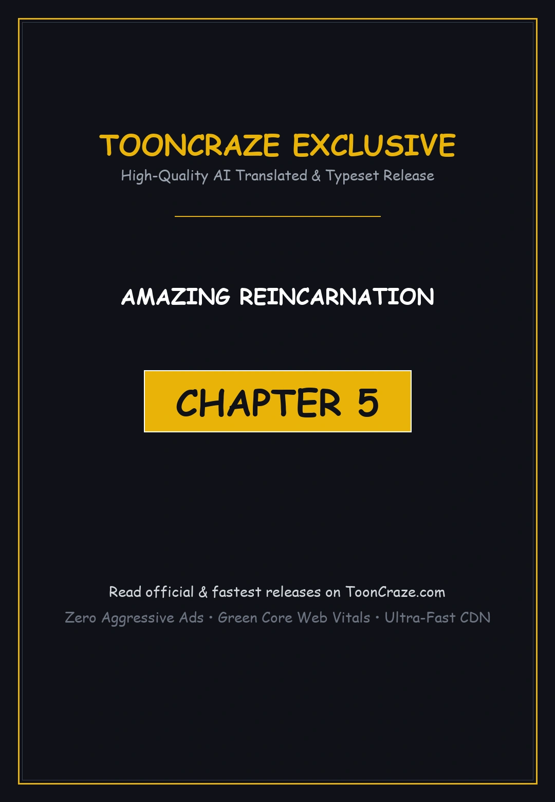 Amazing Reincarnation Chapter 5 - Page 1