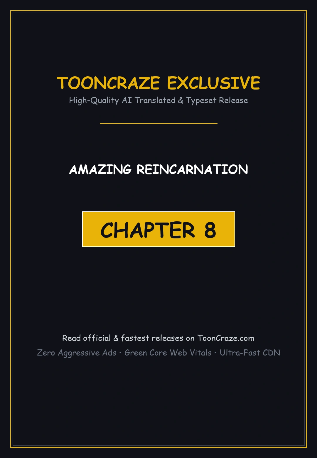 Amazing Reincarnation Chapter 8 - Page 1