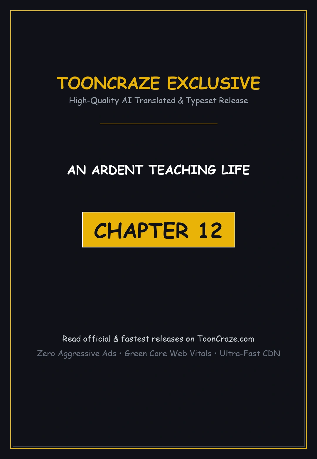 An Ardent Teaching Life Manhwa Chapter 12 - Page 1