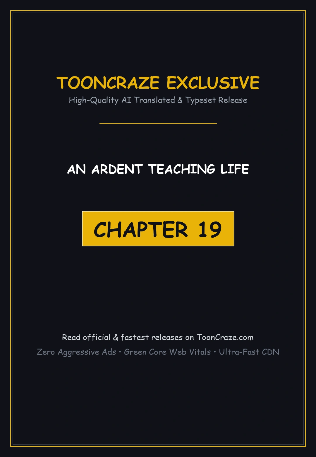 An Ardent Teaching Life Manhwa Chapter 19 - Page 1