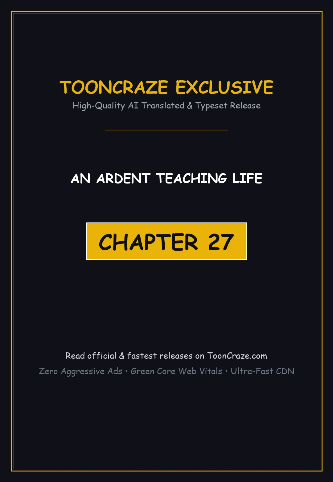 An Ardent Teaching Life Manhwa Chapter 27 - Page 1