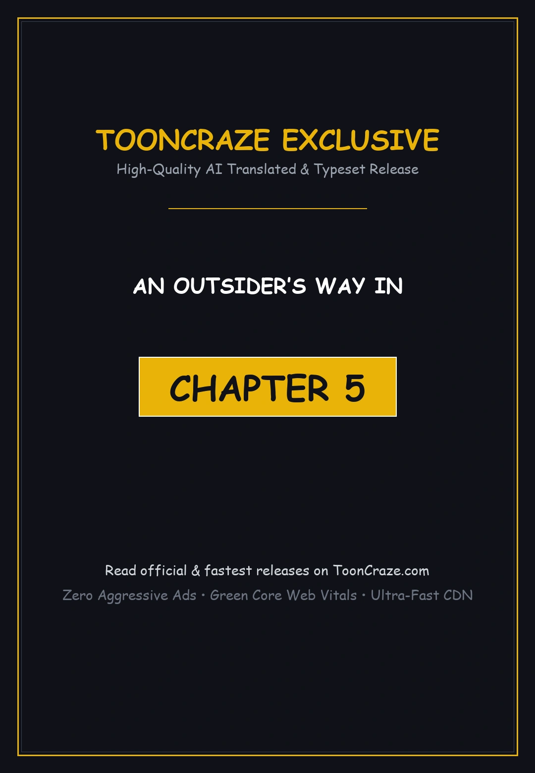 An Outsiders Way In Chapter 5 - Page 1