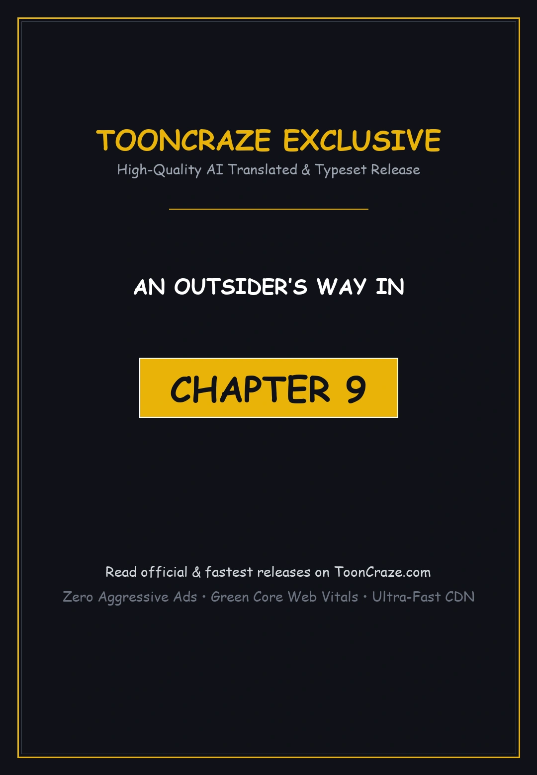An Outsiders Way In Chapter 9 - Page 1
