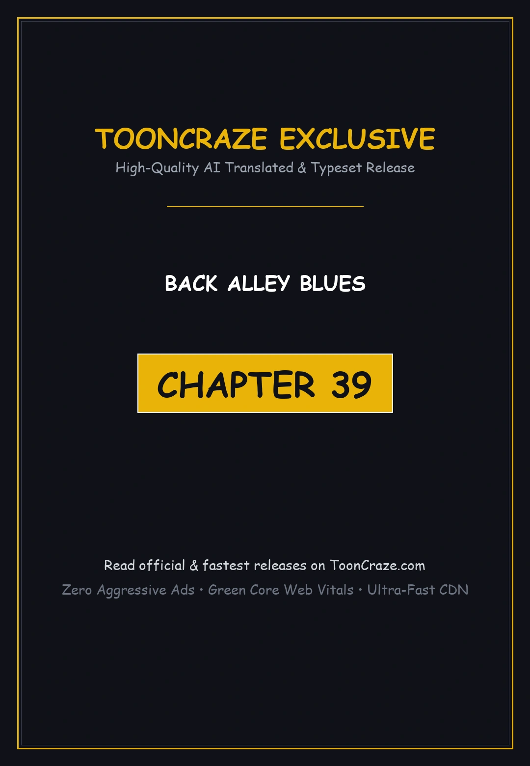 Back Alley Blues Chapter 39 - Page 1