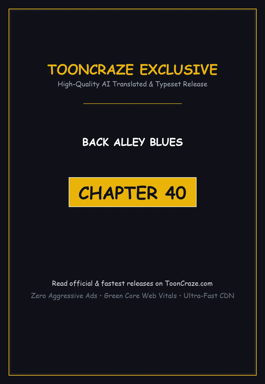 Back Alley Blues Chapter 40 - Page 1